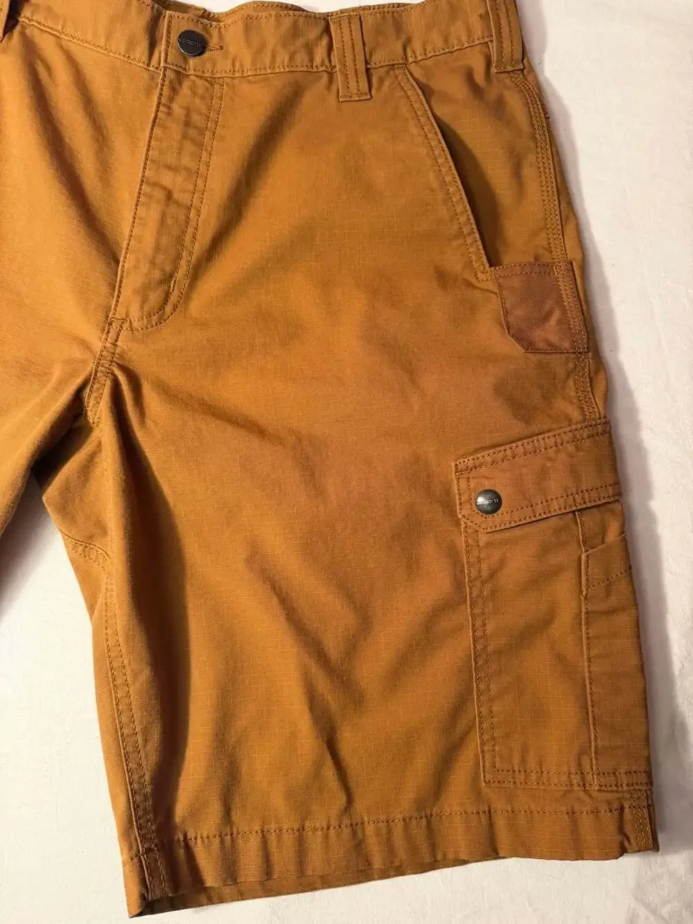 Carhartt Relaxed Fit Ripstop Cargo Shorts Brown 38